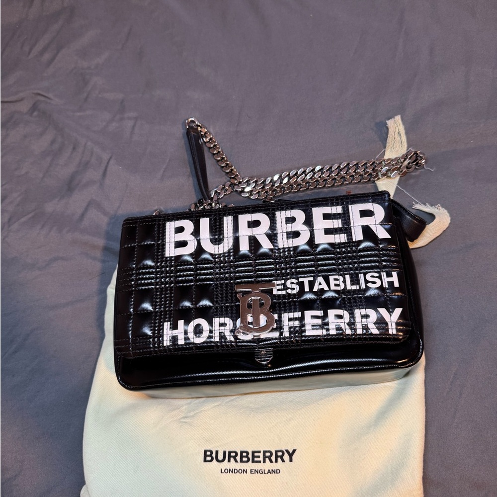 Burberry Quilted Leather Horseferry Shoulder Bag
